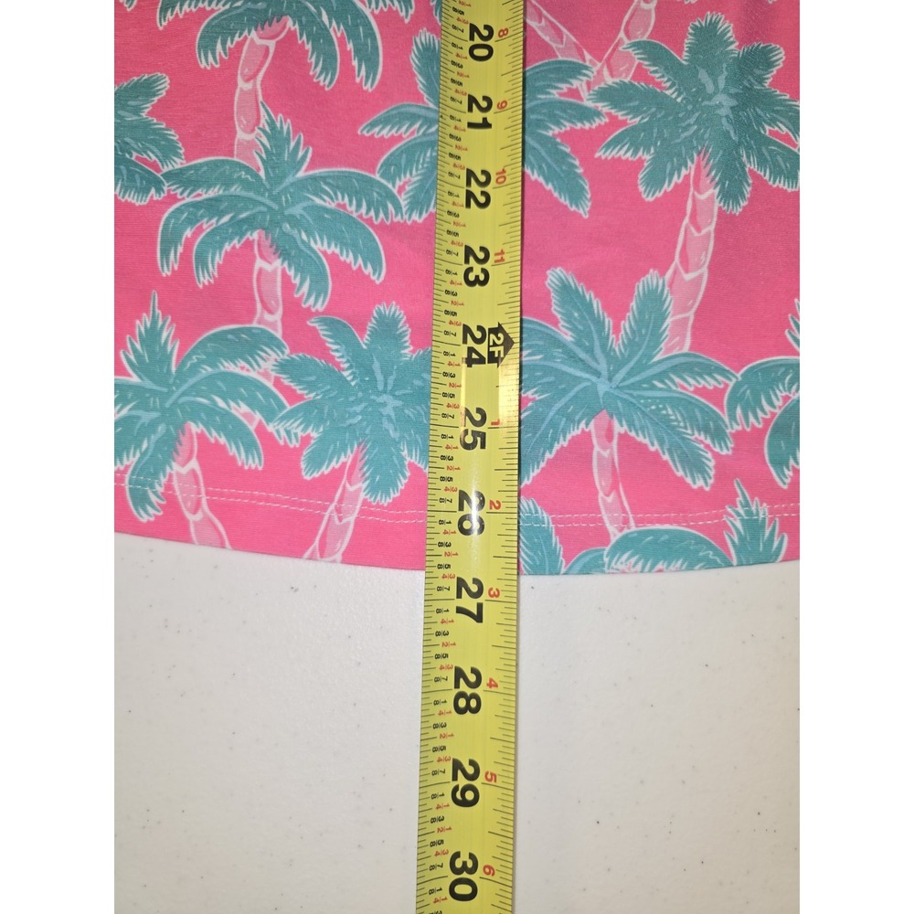 Simply Southern Women's‎ Top Pink With Palm Trees Size Large Tropical Beachy -76 - Picture 6 of 7
